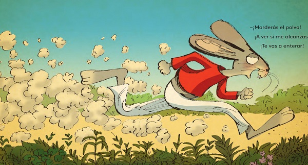 Ilustración de Tortuga vs. Liebre