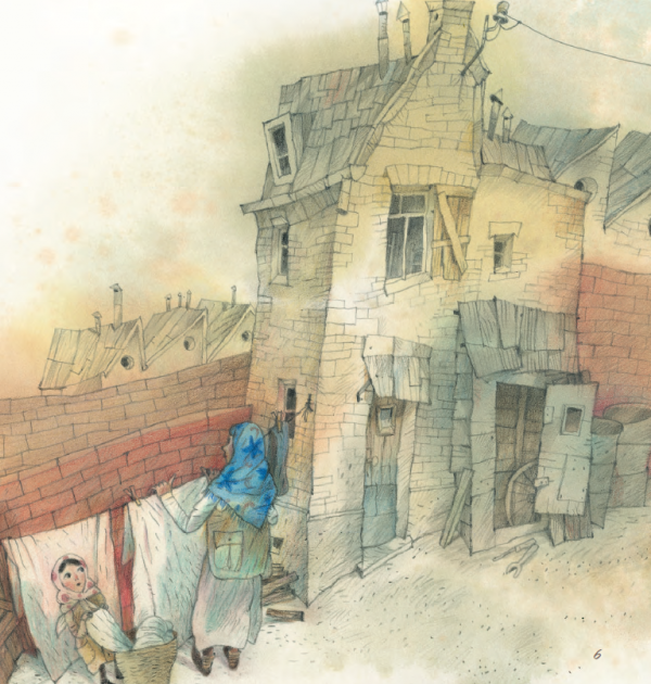 Ilustración de Aquí cerca vive una niña