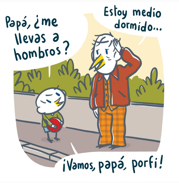 Ilustración de ¡Vamos, papá!