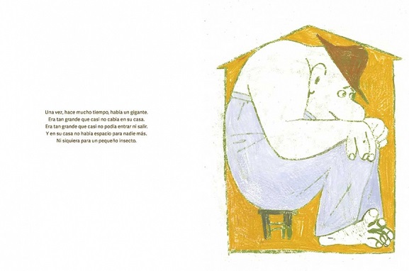 Ilustración de Una casa gigante