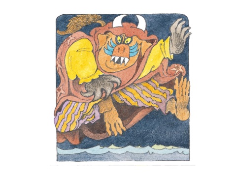 Ilustración de El lago de los chanchos