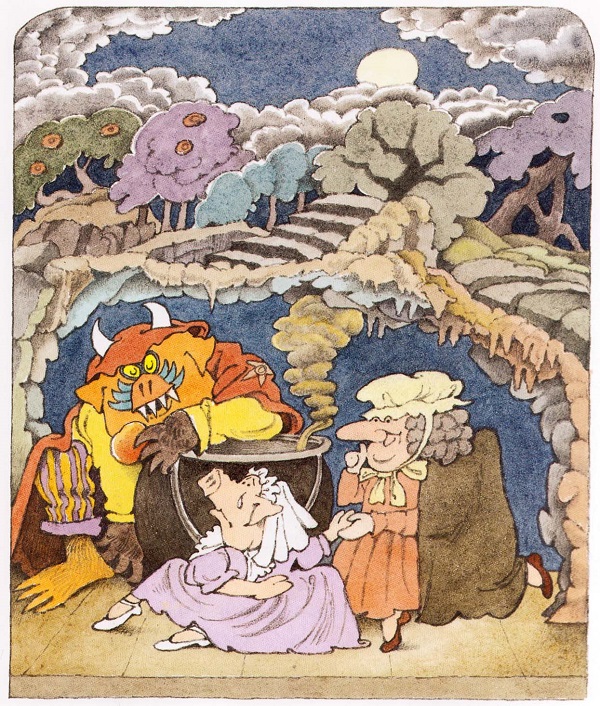 Ilustración de El lago de los chanchos