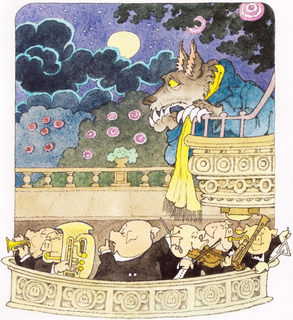 Ilustración de El lago de los chanchos