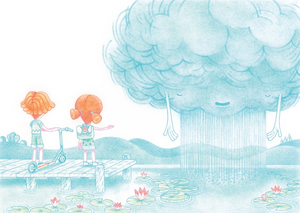 Ilustración de PLAP PLAP. El corazón de la lluvia