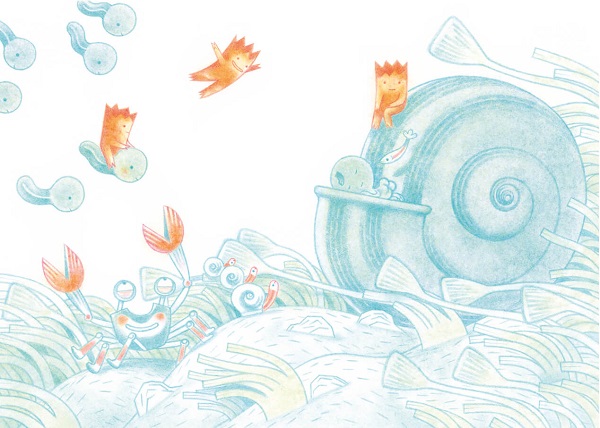Ilustración de PLAP PLAP. El corazón de la lluvia