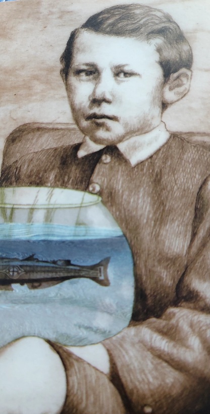 Ilustración de Escritos en el mar