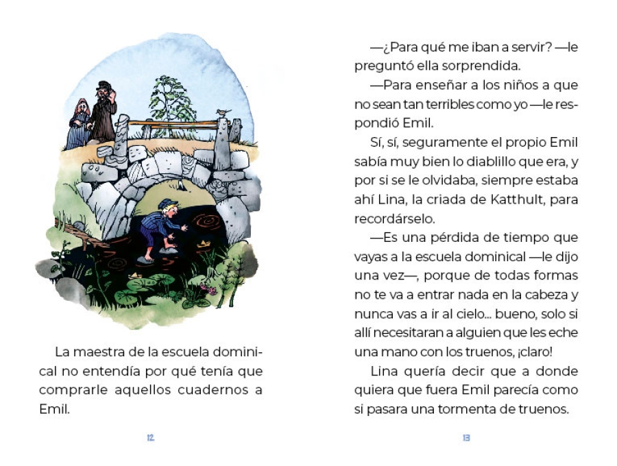 Ilustración de Las travesuras de Emil 