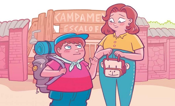 Ilustración de CAMPAMENTO ESCALOFRÍO
