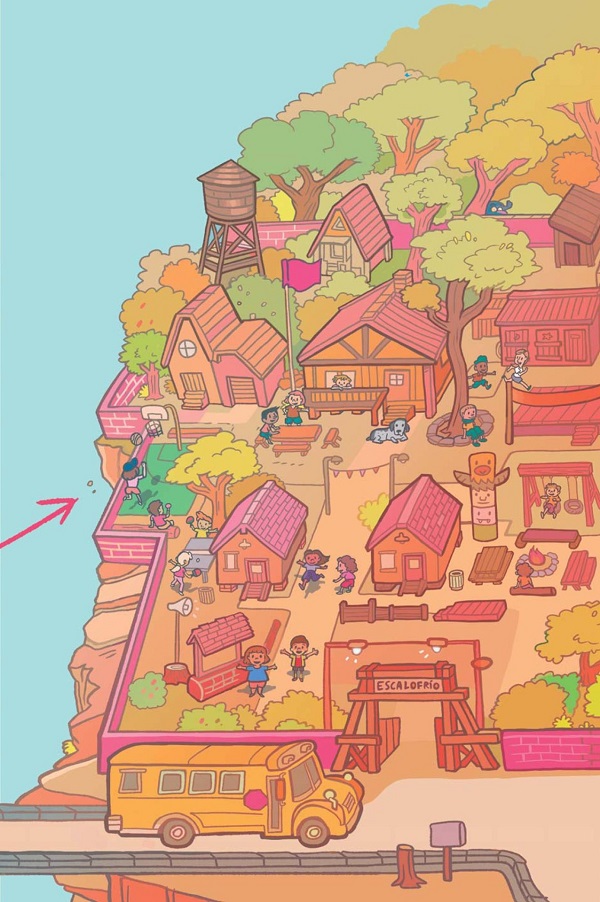 Ilustración de CAMPAMENTO ESCALOFRÍO