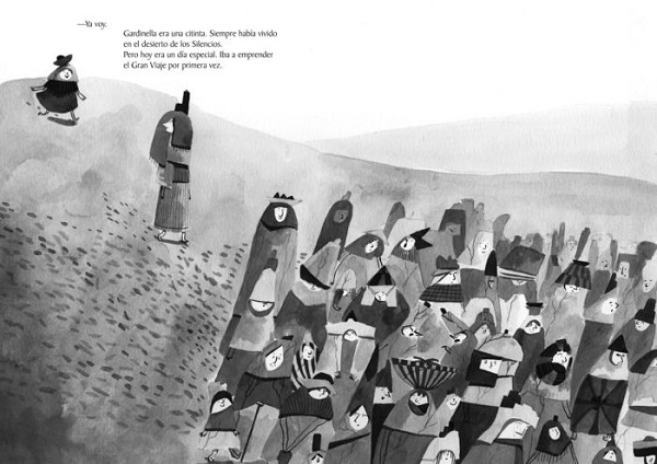 Ilustración de Gardinella y el gran viaje