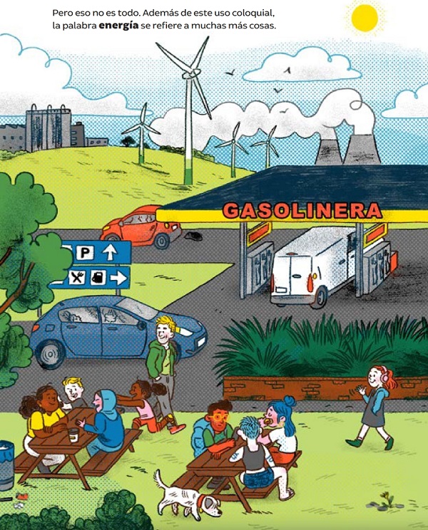 Ilustración de El mundo está lleno de energía