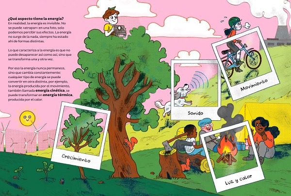 Ilustración de El mundo está lleno de energía