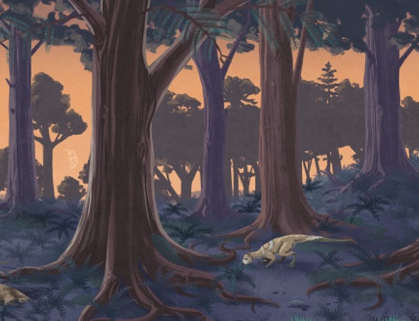 Ilustración de Un dinosaurio al día