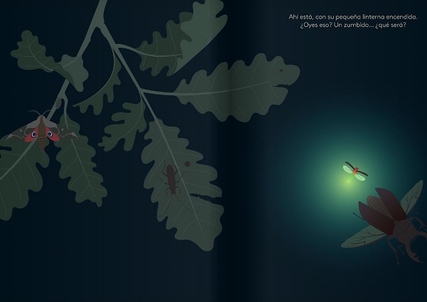 Ilustración de Una noche en el jardín