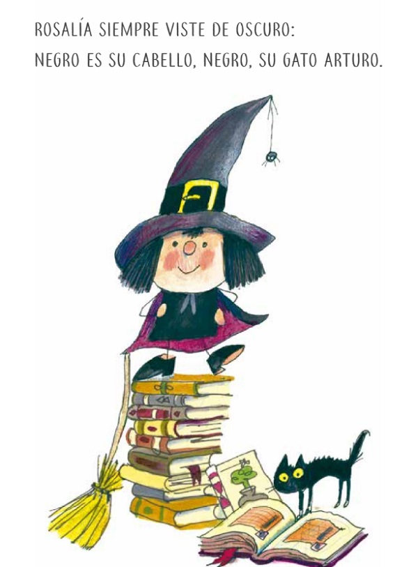 Ilustración de LA BRUJA DIVERTIDA