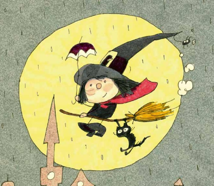 Ilustración de LA BRUJA DIVERTIDA