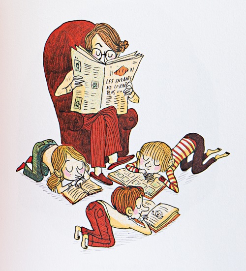Ilustración de 101 maneras de leer a todas horas