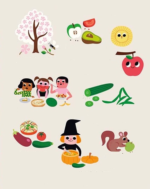 Ilustración de Mi pequeño mercado