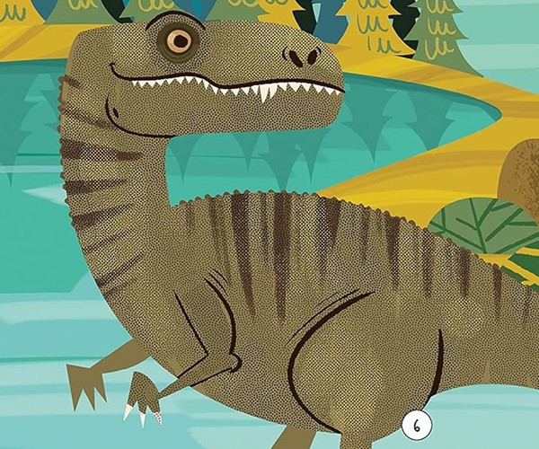 Ilustración de Alucina con los DINOSAURIOS