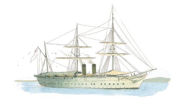 Ilustración de Estudio en escarlata