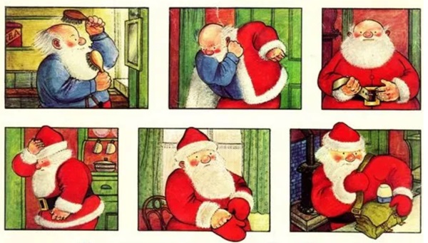 Ilustración de Papá Noel