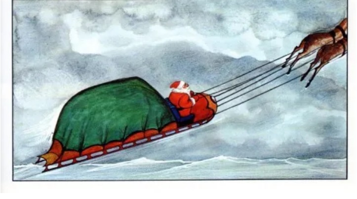 Ilustración de Papá Noel