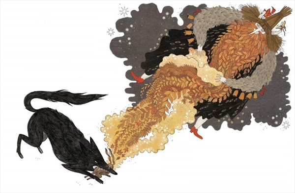 Ilustración de El secreto del lobo