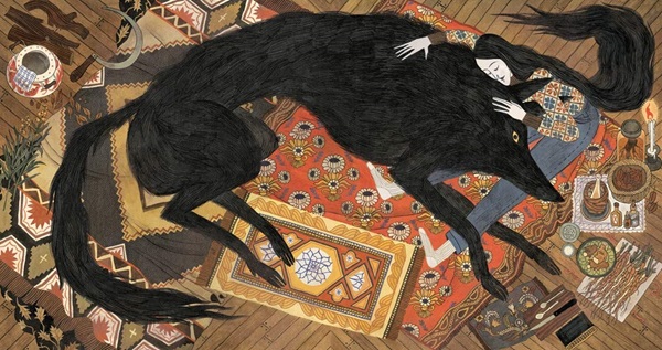 Ilustración de El secreto del lobo