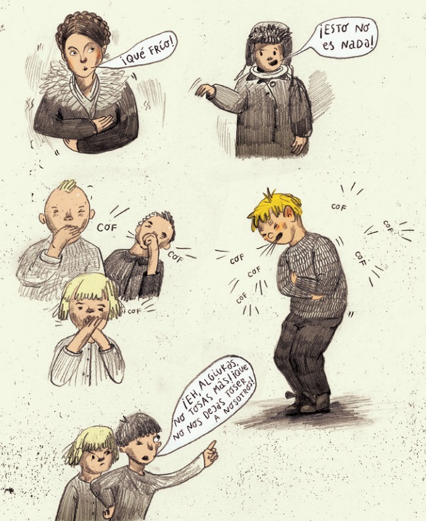 Ilustración de Haiku siberiano
