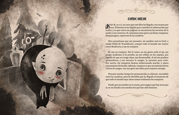 Ilustración de El libro secreto de los vampiros