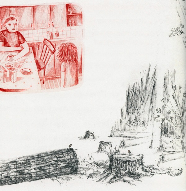 Ilustración de Diario del bosque
