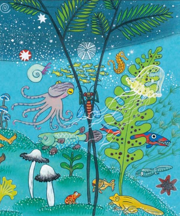 Ilustración de Una noche en el paraíso