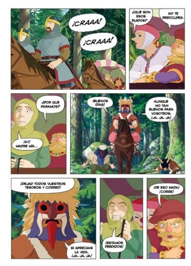Ilustración de Ronia. La hija del bandolero