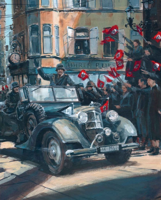 Ilustración de La Segunda Guerra Mundial