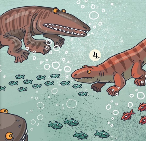 Ilustración de Atlas de las criaturas extintas