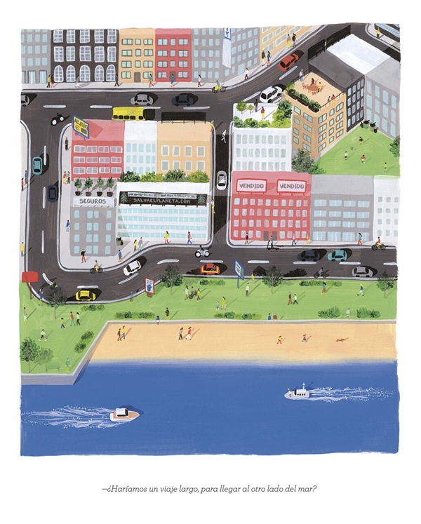 Ilustración de Al otro lado del mar