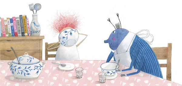 Ilustración de Polina, la pulga