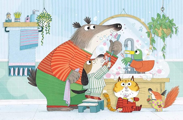 Ilustración de El cuento de Buenas Noches más corto de la historia