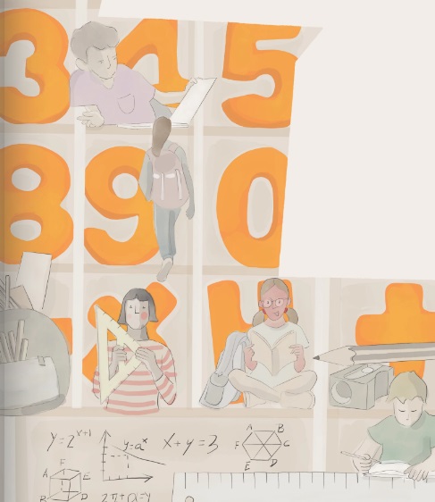 Ilustración de Una escuela es una casa