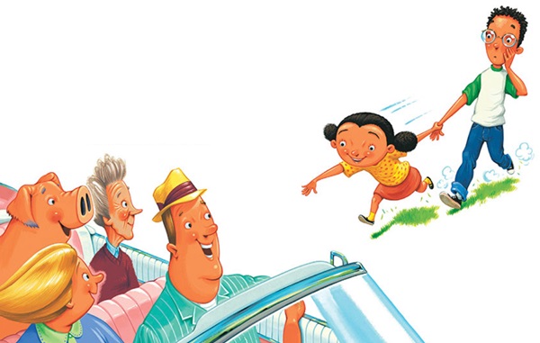 Ilustración de Mercy Watson. Una persecución insólita