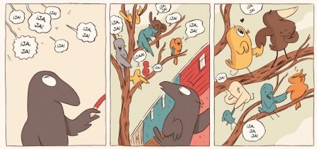 Ilustración de HILDA. Historias de Trolberg