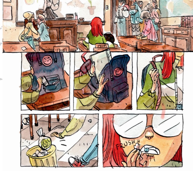 Ilustración de Melvina y el secreto de la serpiente