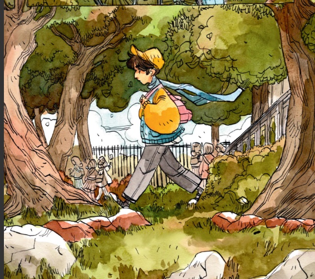 Ilustración de Melvina y el secreto de la serpiente