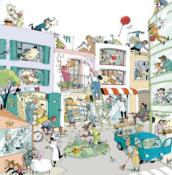 Ilustración de ¡Veo, veo! Los oficios