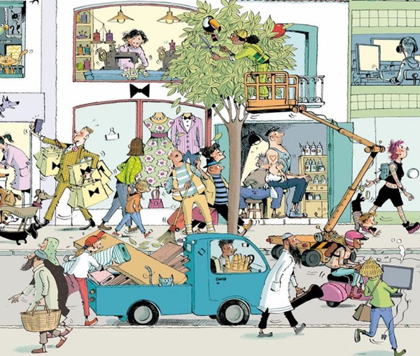 Ilustración de ¡Veo, veo! Los oficios