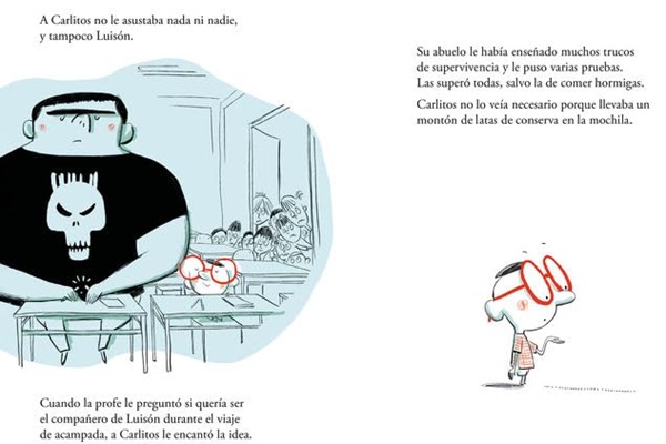 Ilustración de Las gafas de Carlitos