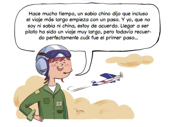 Ilustración de Una habitación en las nubes