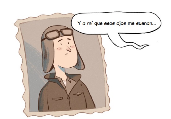 Ilustración de Una habitación en las nubes