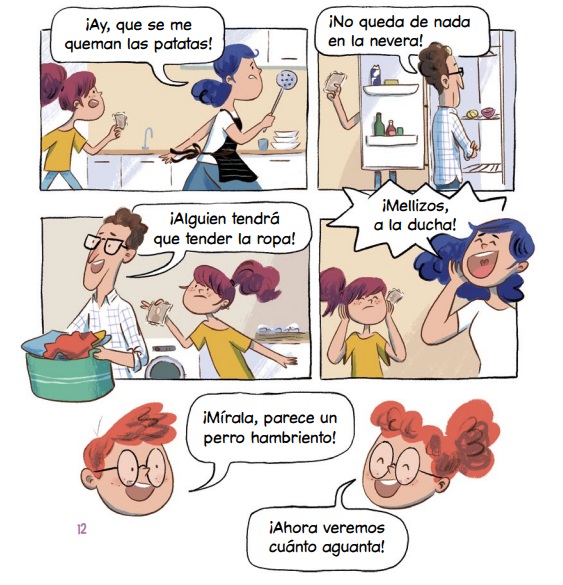 Ilustración de Una habitación en las nubes