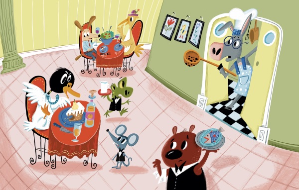 Ilustración de La mula chula
